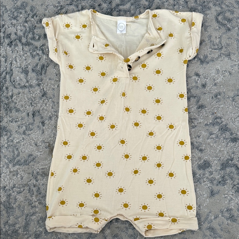 Loulou and company Sunshine Print Kids Romper